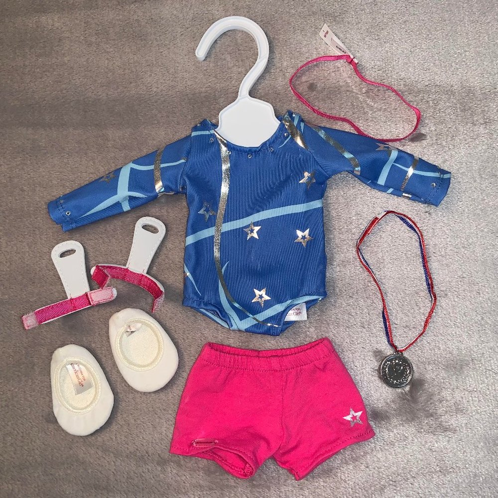 American Girl Doll Gymnastics Outfit Set